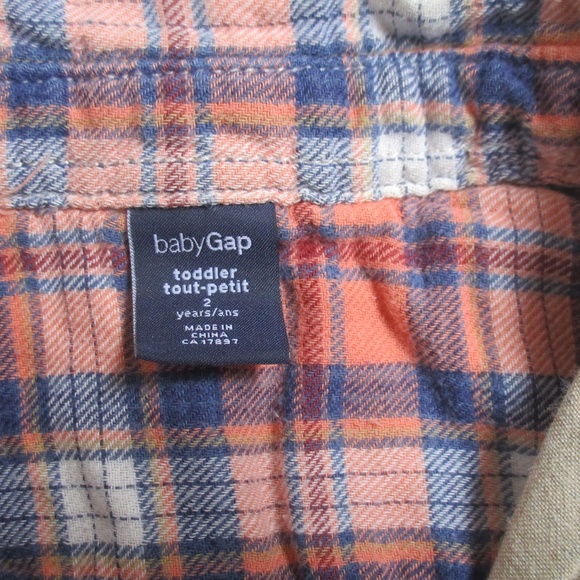 Size 2 Orange Button-down Shirt - Picture 3 of 6
